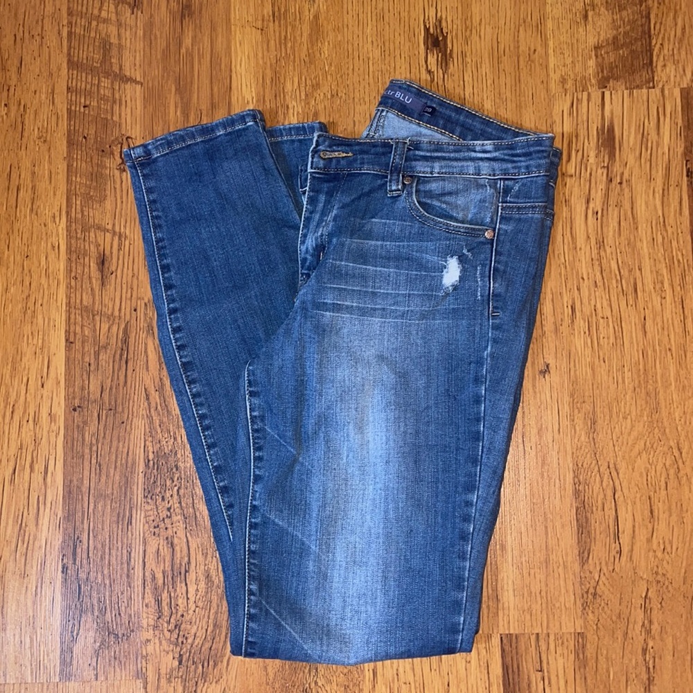 TRACTR BLU Basic Mid Rise Skinny Pant